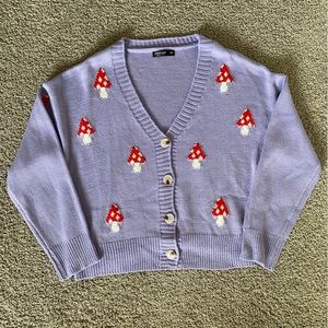 Shein mushroom cardigan